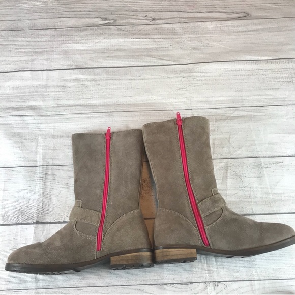 Big Girls Mini Boden Suede Boots Size 4.5 - Picture 2 of 15
